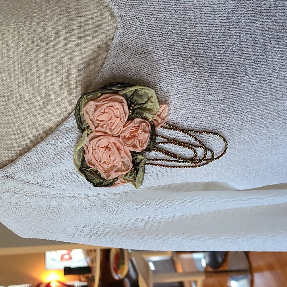 Beverly Gayle floral Pin